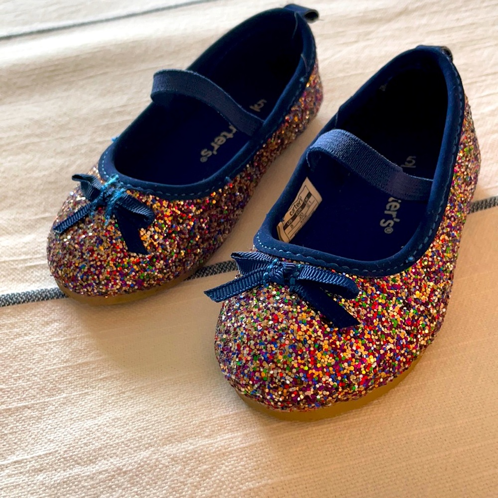 Glittery Carter’s toddler 5 mary jane’s GUC